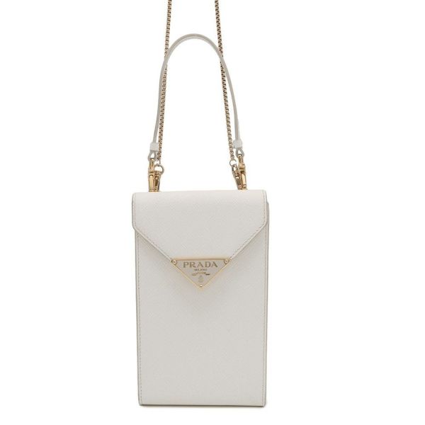 プラダ ハンドバッグ ミニバッグ サフィアーノレザー 1BP050 PRADA 2way 白