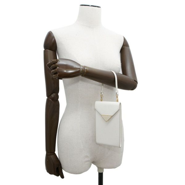 プラダ ハンドバッグ ミニバッグ サフィアーノレザー 1BP050 PRADA 2way 白