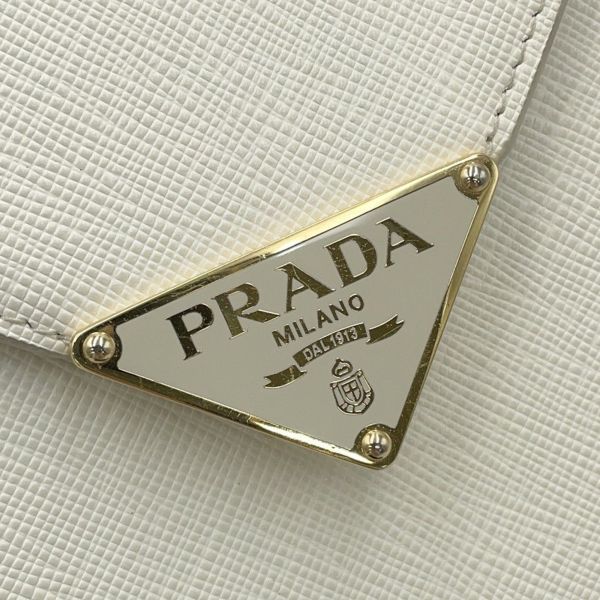 プラダ ハンドバッグ ミニバッグ サフィアーノレザー 1BP050 PRADA 2way 白