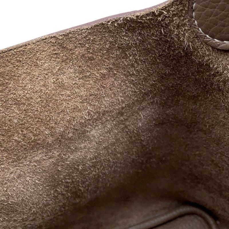 エルメス ハンドバッグ ピコタンロックPM エトゥープ/シルバー金具 トリヨンクレマンス B刻印