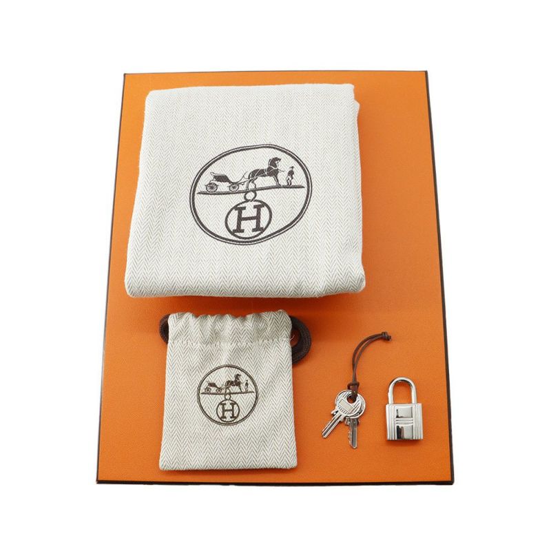 エルメス ハンドバッグ ピコタンロックPM エトゥープ/シルバー金具 トリヨンクレマンス B刻印