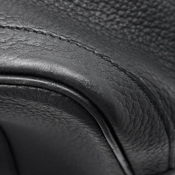 エルメス トートバッグ ガーデンパーティPM ブラック/シルバー金具 カントリー □K刻印 黒