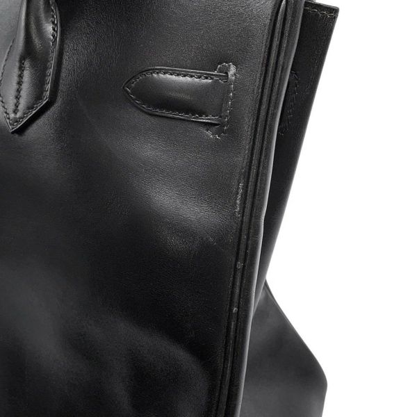 エルメス ハンドバッグ オータクロア32 タッチ ブラック/パーシュマン/ゴールド金具 ボックスカーフ/オーストリッチ 〇Y刻印 黒