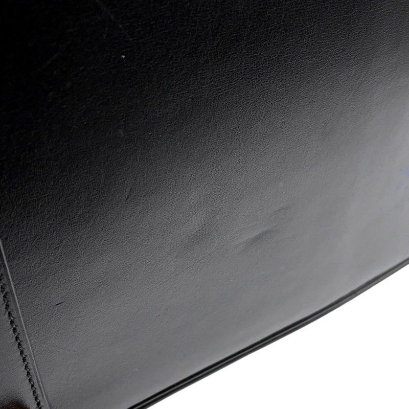 エルメス ハンドバッグ オータクロア32 タッチ ブラック/パーシュマン/ゴールド金具 ボックスカーフ/オーストリッチ 〇Y刻印 黒