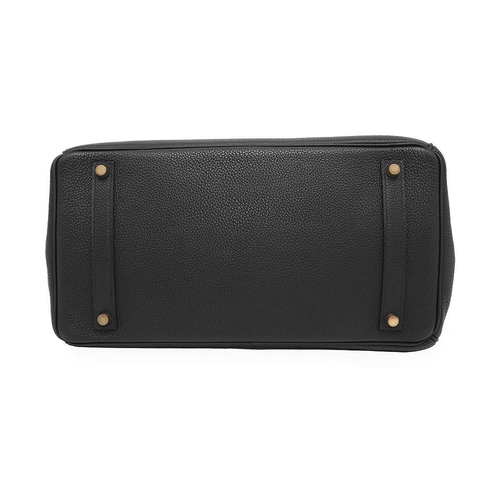 エルメス バーキン35 ブラック/ゴールド金具 トゴ □G刻印 HERMES Birkin ハンドバッグ 黒