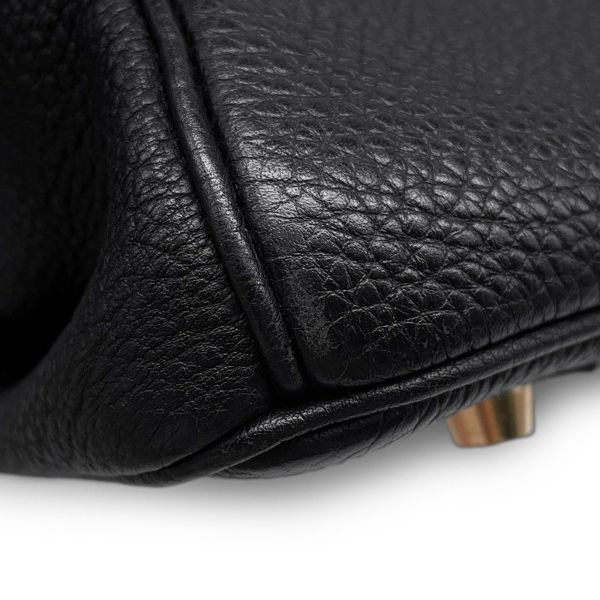エルメス バーキン35 ブラック/ゴールド金具 トゴ □G刻印 HERMES Birkin ハンドバッグ 黒
