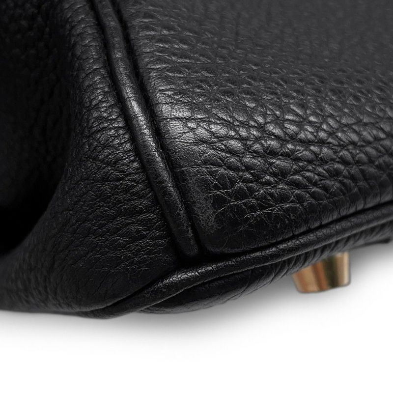 エルメス バーキン35 ブラック/ゴールド金具 トゴ □G刻印 HERMES Birkin ハンドバッグ 黒