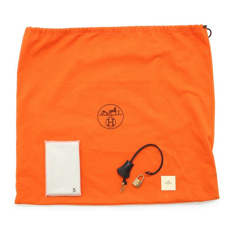 エルメス バーキン35 ブラック/ゴールド金具 トゴ □G刻印 HERMES Birkin ハンドバッグ 黒