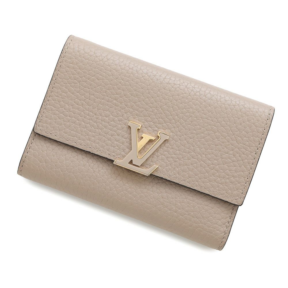 ルイヴィトン 三つ折り財布 トリヨンレザー ポルトフォイユ・カプシーヌ コンパクト M62159