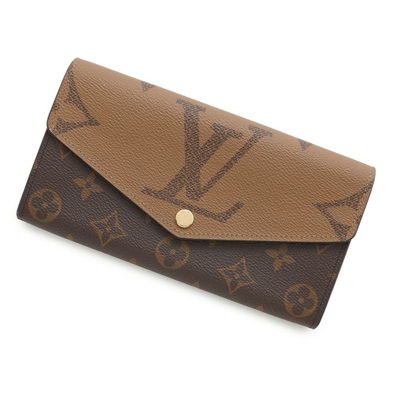 ルイヴィトン 長財布 モノグラム・ジャイアント リバース ポルトフォイユ・サラ M80726 LOUIS VUITTON ブラック 黒
