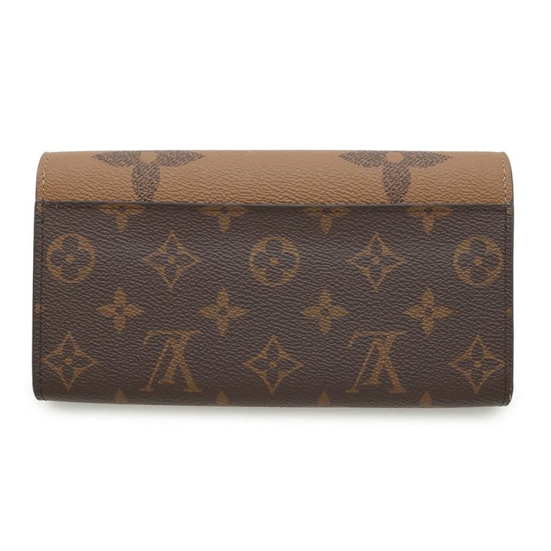 ルイヴィトン 長財布 モノグラム・ジャイアント リバース ポルトフォイユ・サラ M80726 LOUIS VUITTON ブラック 黒