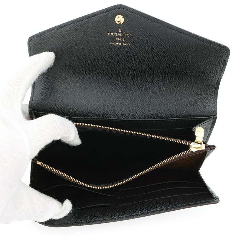 ルイヴィトン 長財布 モノグラム・ジャイアント リバース ポルトフォイユ・サラ M80726 LOUIS VUITTON ブラック 黒