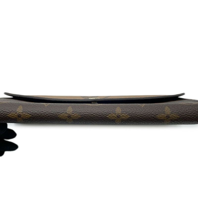 ルイヴィトン 長財布 モノグラム・ジャイアント リバース ポルトフォイユ・サラ M80726 LOUIS VUITTON ブラック 黒