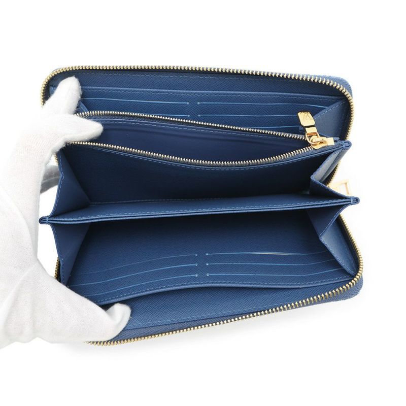 ルイヴィトン 長財布 モノグラム・デニム/LV リミックス ジッピー・ウォレット M82958