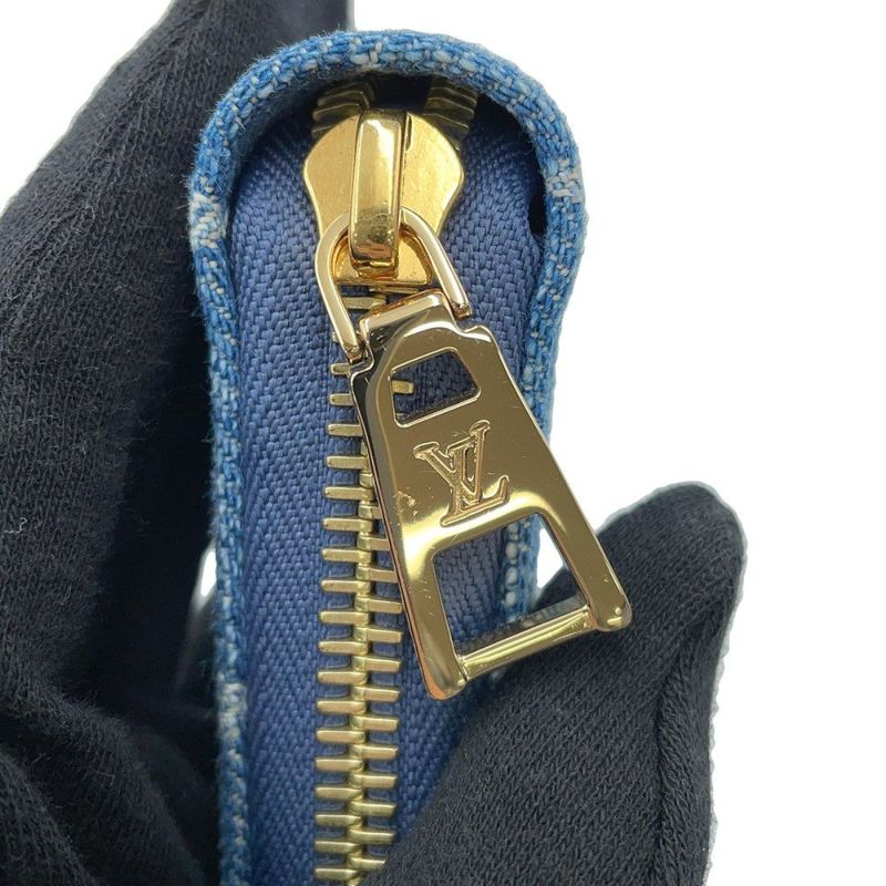 ルイヴィトン 長財布 モノグラム・デニム/LV リミックス ジッピー・ウォレット M82958