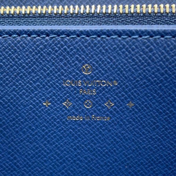 ルイヴィトン 長財布 モノグラム・デニム/LV リミックス ジッピー・ウォレット M82958