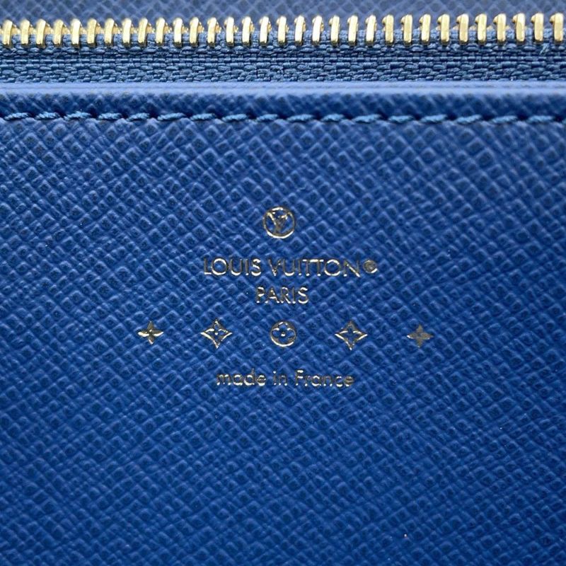 ルイヴィトン 長財布 モノグラム・デニム/LV リミックス ジッピー・ウォレット M82958