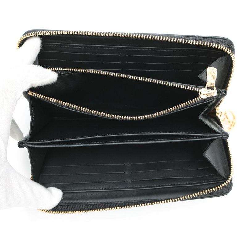 ルイヴィトン 長財布 モノグラム・ラムレザー ジッピー・ウォレット M81510 LOUIS VUITTON ヴィトン 財布 黒 ブラック