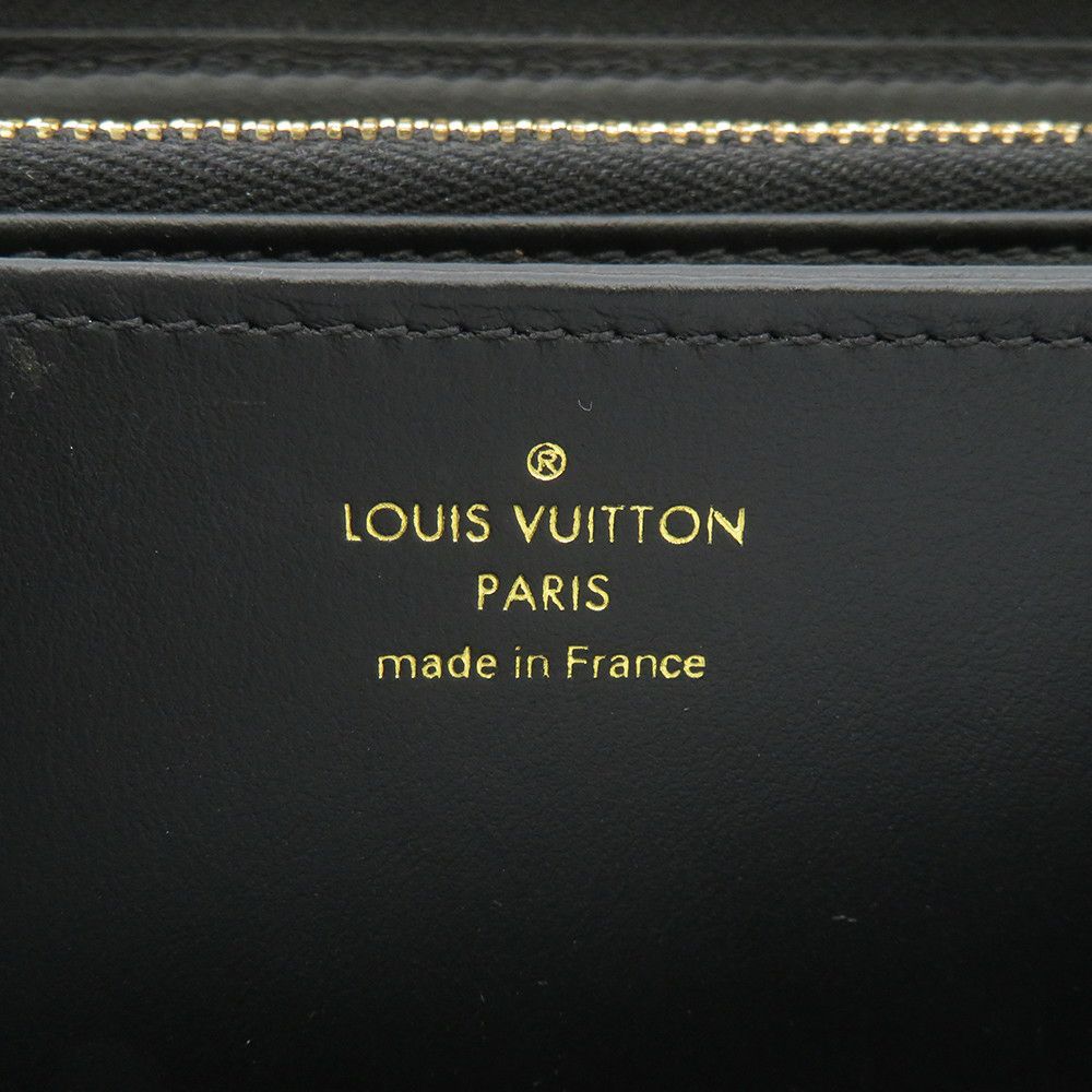 ルイヴィトン 長財布 モノグラム・ラムレザー ジッピー・ウォレット M81510 LOUIS VUITTON ヴィトン 財布 黒 ブラック