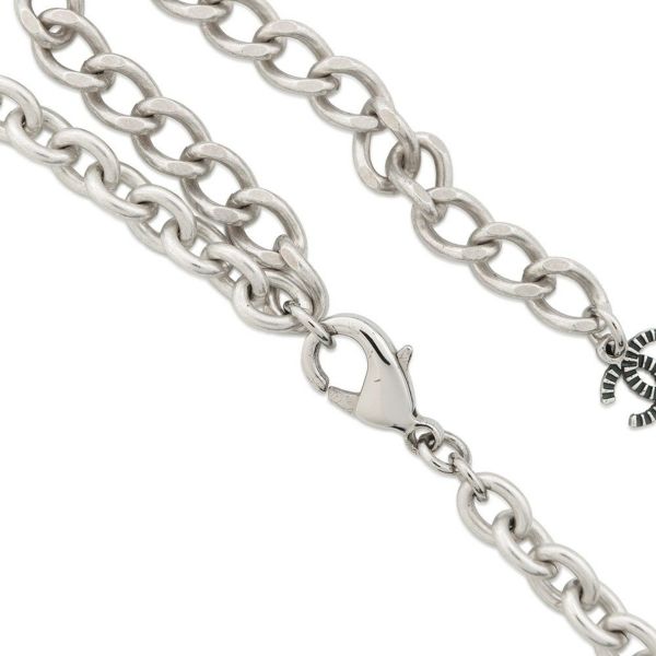 シャネル ネックレス ココマーク 雫モチーフ フェイクパール ラインストーン I24 A ABD783 CHANEL アクセサリー