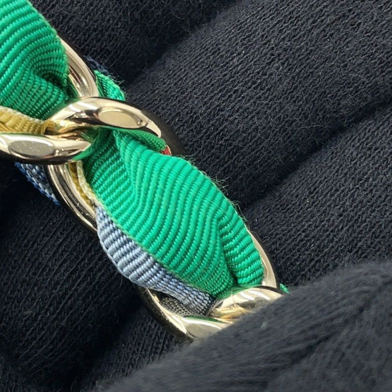 シャネル チェーンウォレット マトラッセ ココマーク ラムスキン AP2056 CHANEL 財布 黒