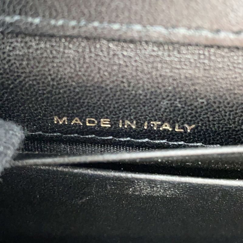 シャネル チェーンウォレット マトラッセ ココマーク ラムスキン AP2056 CHANEL 財布 黒