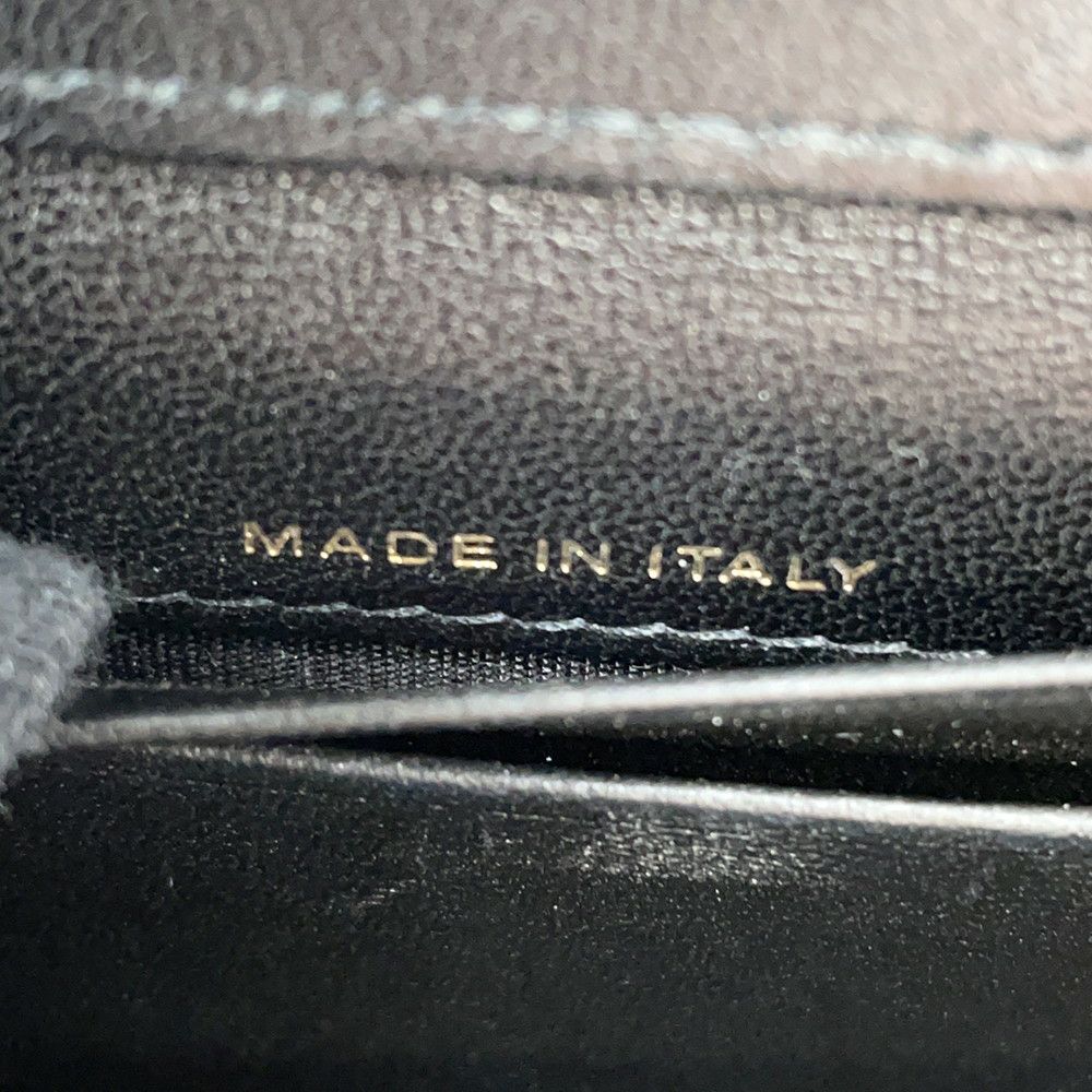 シャネル チェーンウォレット マトラッセ ココマーク ラムスキン AP2056 CHANEL 財布 黒