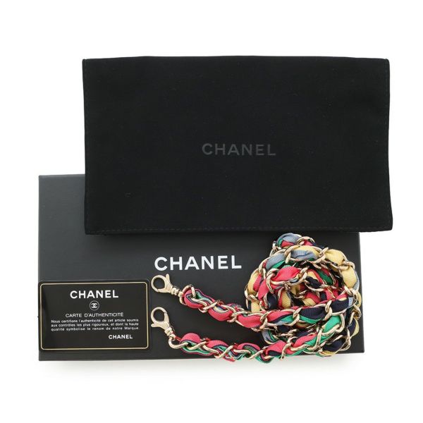 シャネル チェーンウォレット マトラッセ ココマーク ラムスキン AP2056 CHANEL 財布 黒