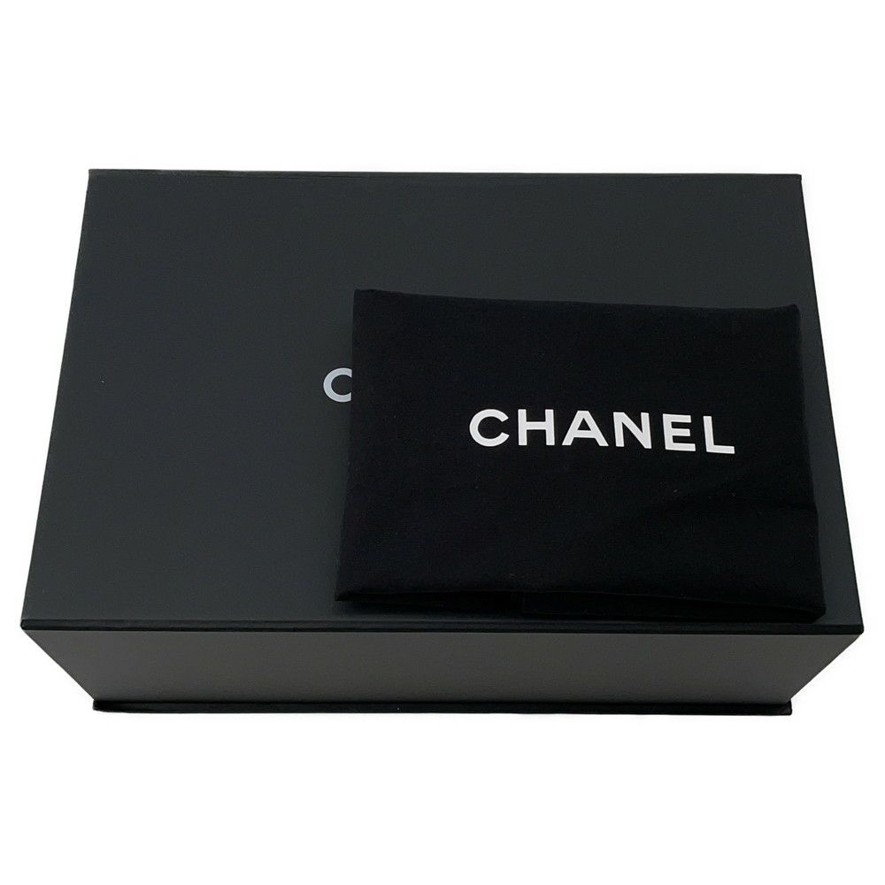 シャネル チェーンショルダーバッグ マトラッセ メロディチェーン ココマーク キャビアスキン AS3103 CHANEL 黒