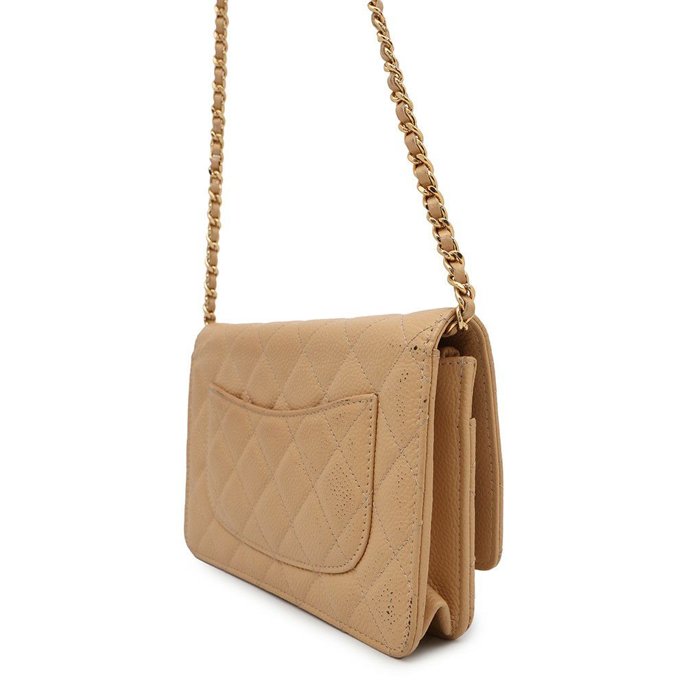 シャネル チェーンウォレット マトラッセ ココマーク キャビアスキン A33814 CHANEL 財布