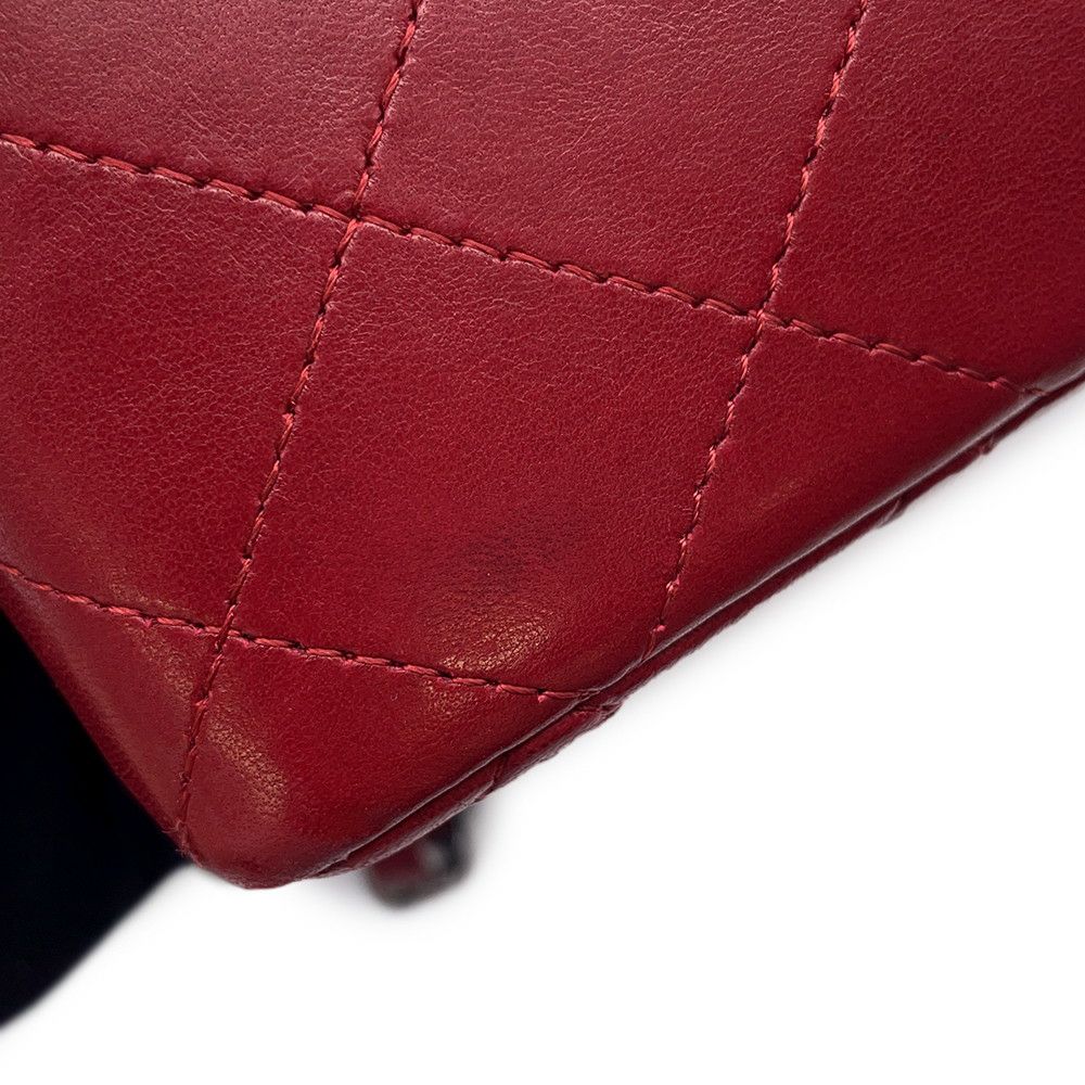 シャネル チェーンショルダーバッグ ココマーク ラムスキン CHANEL ミニ フラップ バッグ