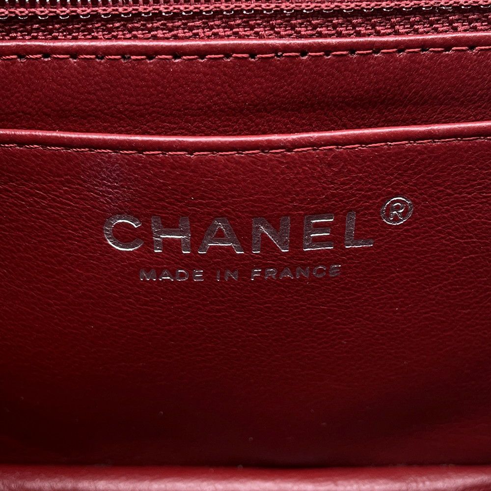 シャネル チェーンショルダーバッグ ココマーク ラムスキン CHANEL ミニ フラップ バッグ
