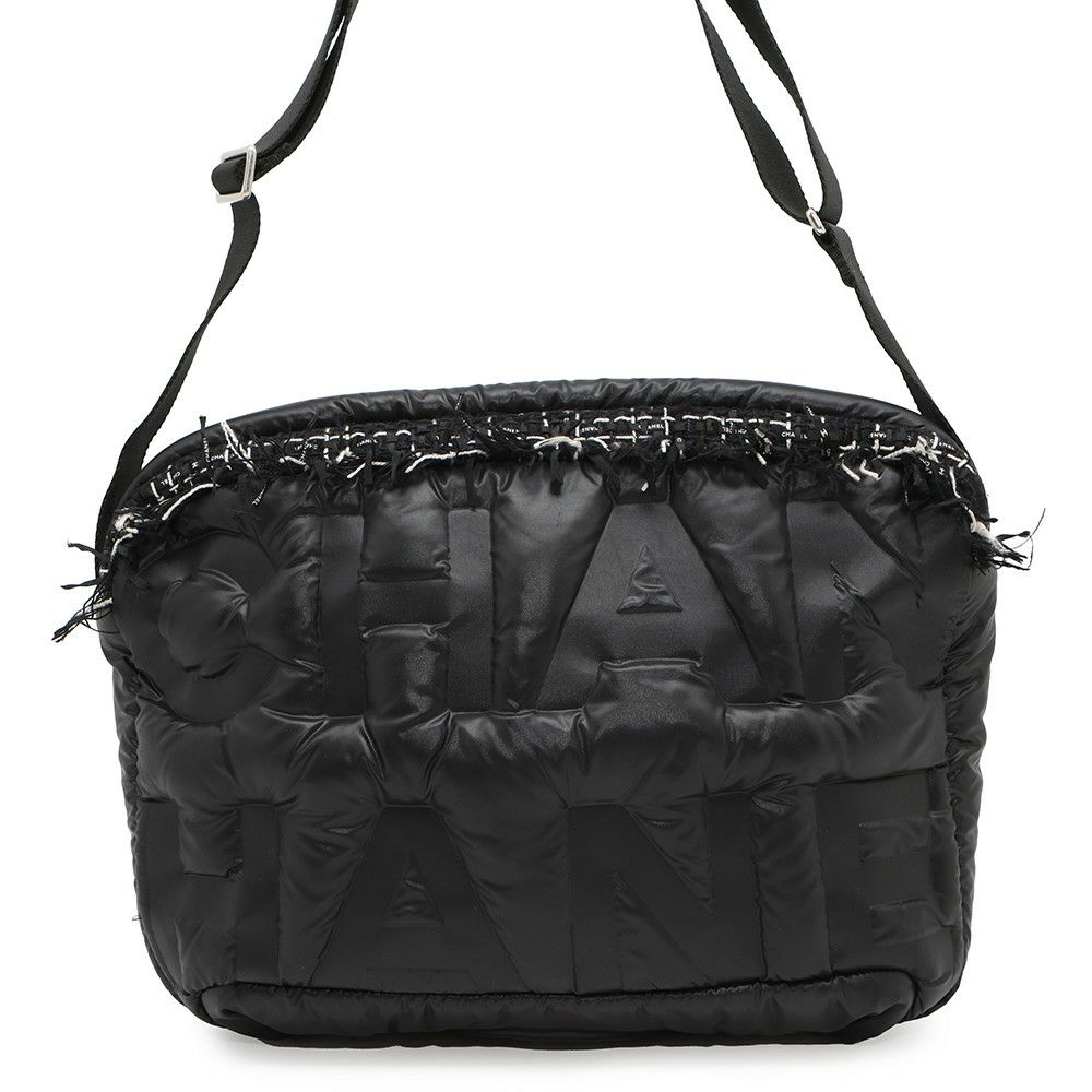 シャネル ショルダーバッグ ココネージュ ロゴ ココマーク ナイロン A57587 CHANEL バッグ 黒