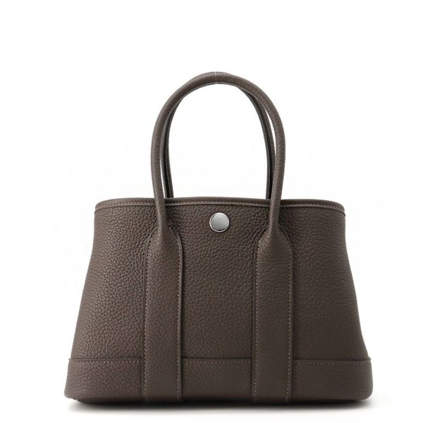 エルメス トートバッグ ネオ・ガーデン 23 ガーデンパーティ エベンヌ/シルバー金具 ネゴンダ W刻印