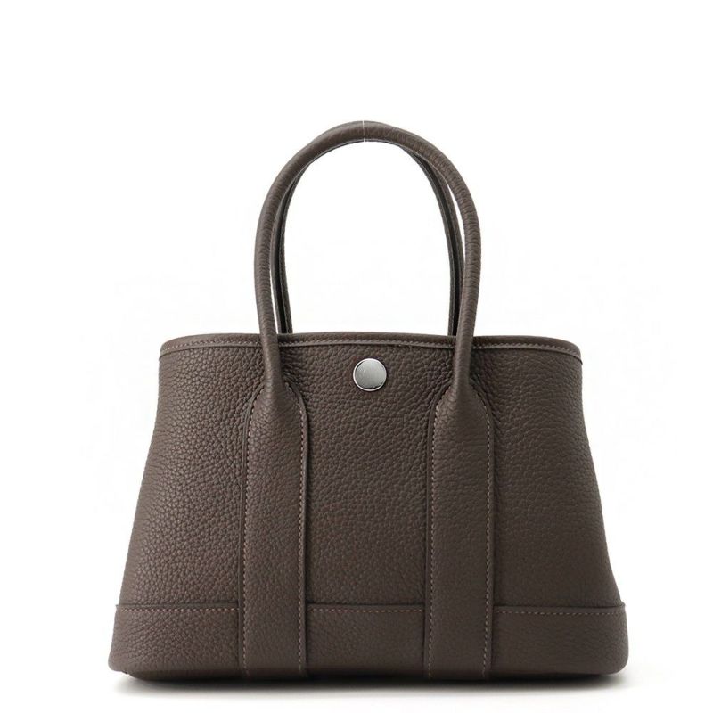 エルメス トートバッグ ネオ・ガーデン 23 ガーデンパーティ エベンヌ/シルバー金具 ネゴンダ W刻印