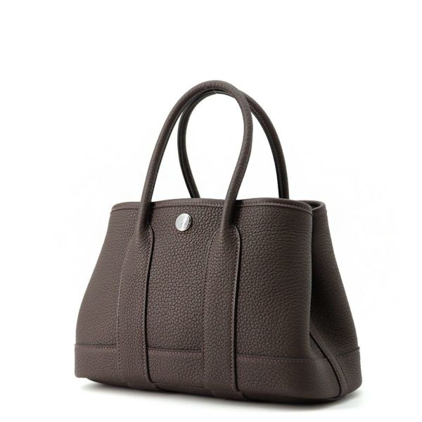 エルメス トートバッグ ネオ・ガーデン 23 ガーデンパーティ エベンヌ/シルバー金具 ネゴンダ W刻印