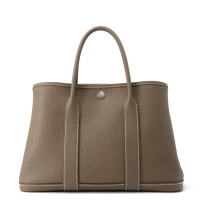 【極美品】エルメス　ガーデンパーティ　TPM　ネゴンダ　ゴールド　□O刻印 栄】エルメス ガーデンパーティTPM ネゴンダ ブラック シルバー
