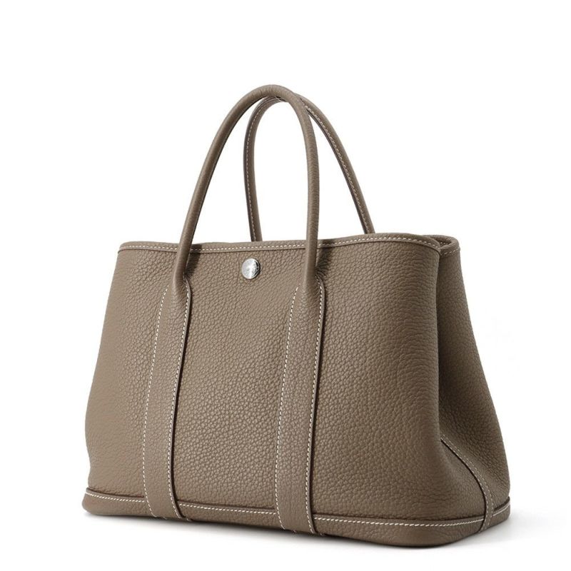 エルメス トートバッグ ガーデンパーティTPM エトゥープ/シルバー金具 ネゴンダ Z刻印