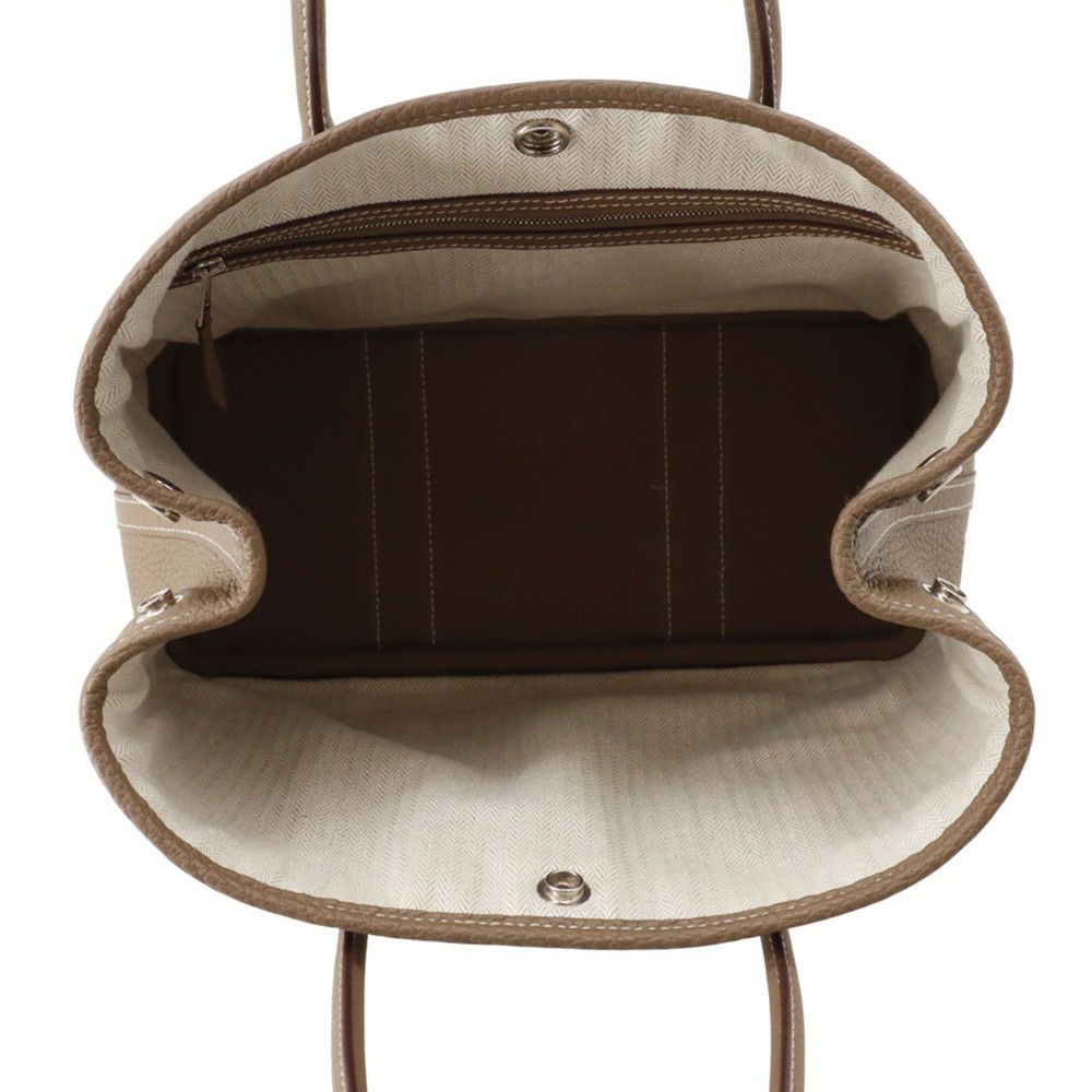 エルメス トートバッグ ガーデンパーティTPM エトゥープ/シルバー金具 ネゴンダ Z刻印