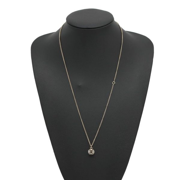 Sランク◆VINTAGE【CHANEL】キューブ ストラス B25 C*ネックレス シャネル ネックレス ココマーク キューブ ストラス B25 C