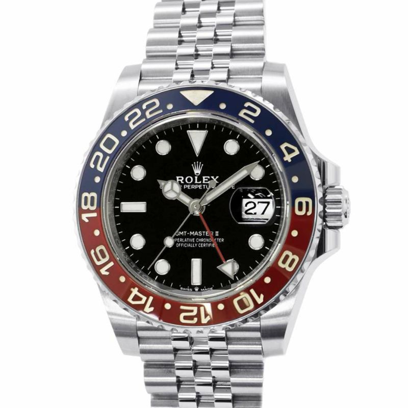 ロレックス GMTマスター2 126710BLRO ROLEX 腕時計 黒文字盤