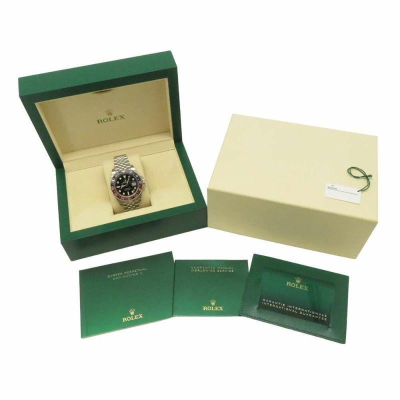 ロレックス GMTマスター2 126710BLRO ROLEX 腕時計 黒文字盤