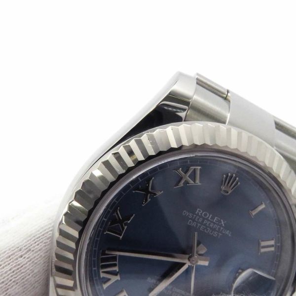 ロレックス デイトジャスト2 116334 ROLEX 腕時計 アズーロブルー文字盤
