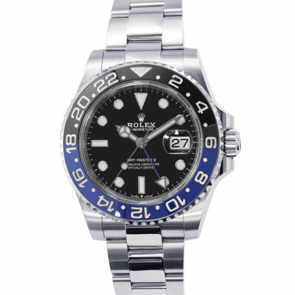 ロレックス GMTマスター2 126710BLNR ROLEX 腕時計 黒文字盤