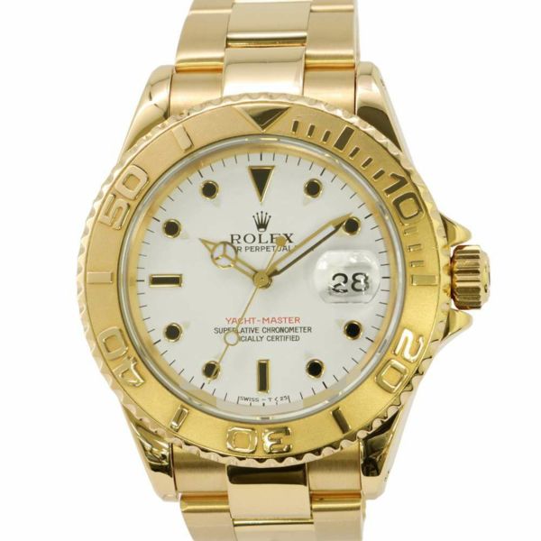 ロレックス ヨットマスター 16628 X番 ROLEX 腕時計 白文字盤