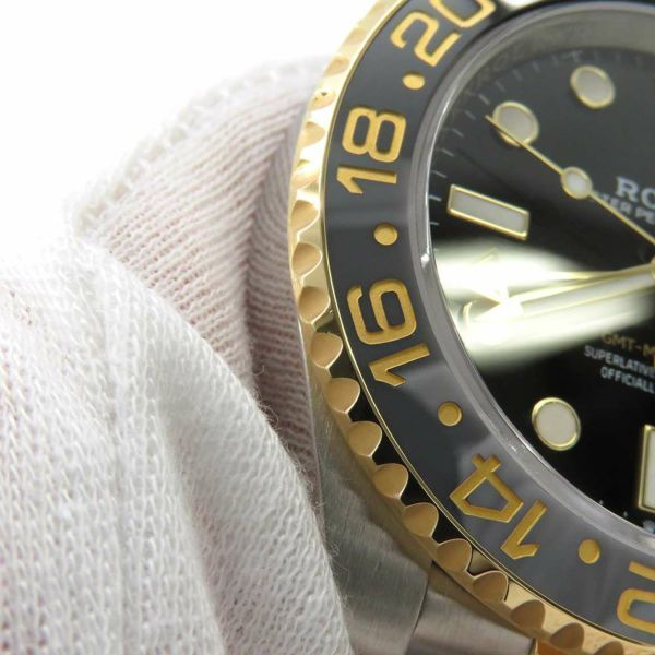 ロレックス GMTマスター2 16713 ROLEX 腕時計 黒文字盤