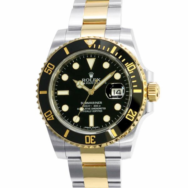 ロレックス サブマリーナ デイト 116613LN ROLEX 腕時計 黒文字盤