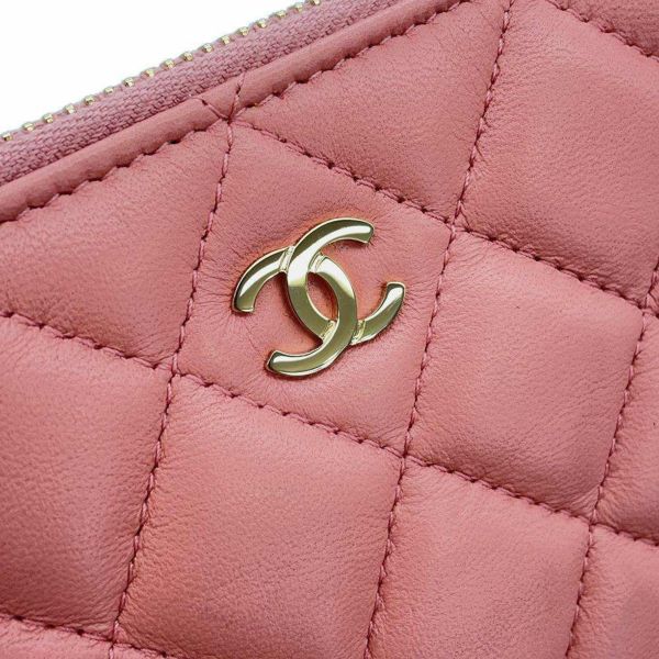 シャネル チェーンウォレット ココマーク マトラッセ ラムスキン A82527 CHANEL ポシェット 財布