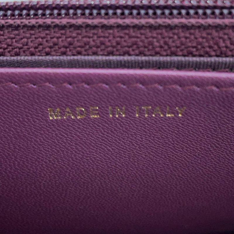 シャネル チェーンウォレット トレンディCC マトラッセ ココマーク ラムスキン A80892 CHANEL 財布