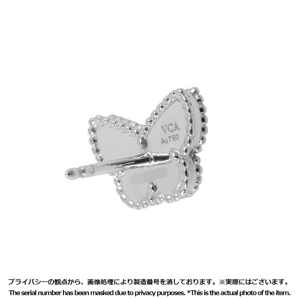 ヴァンクリーフ&アーペル ピアス スウィート パピヨン ピアス ターコイズ K18WGホワイトゴールド VCARN5JN00